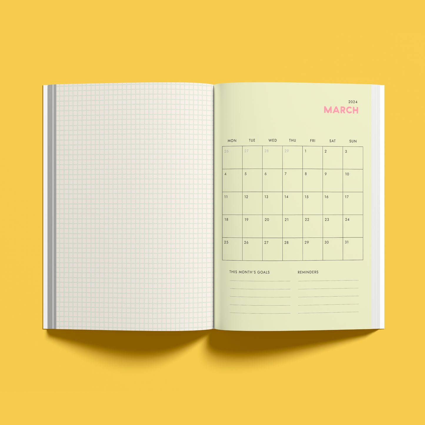 2024 Calendar Planner Sketchbook