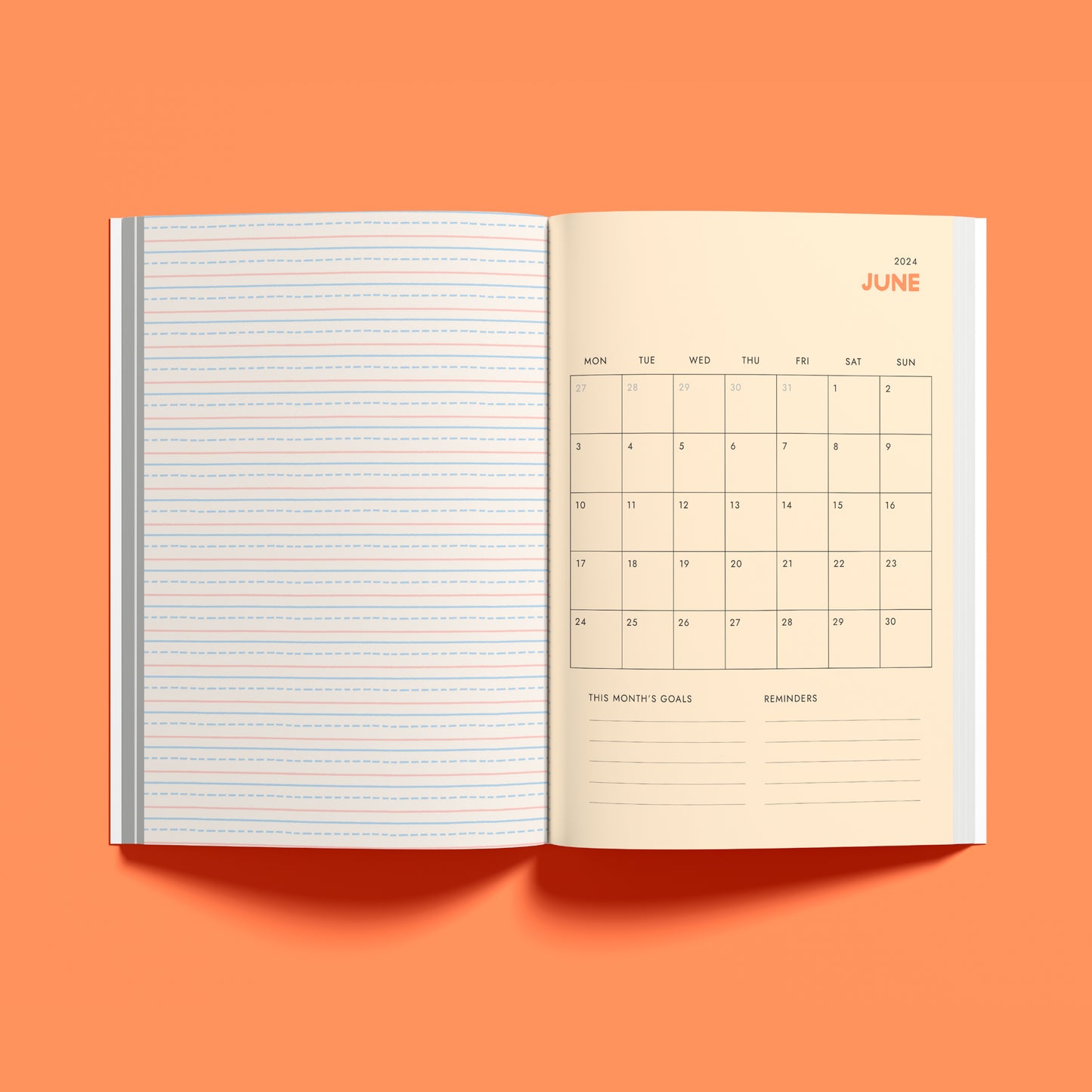 2024 Calendar Planner Sketchbook