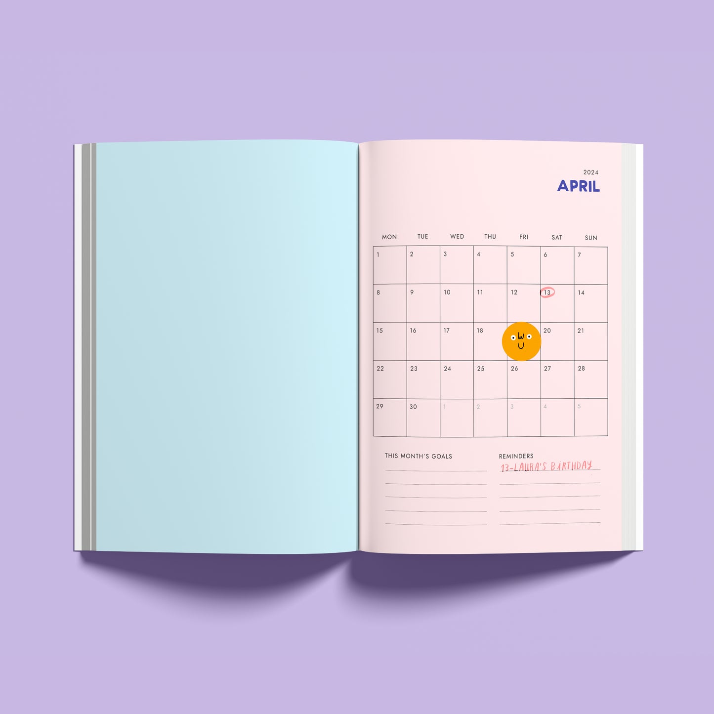 2024 Calendar Planner Sketchbook